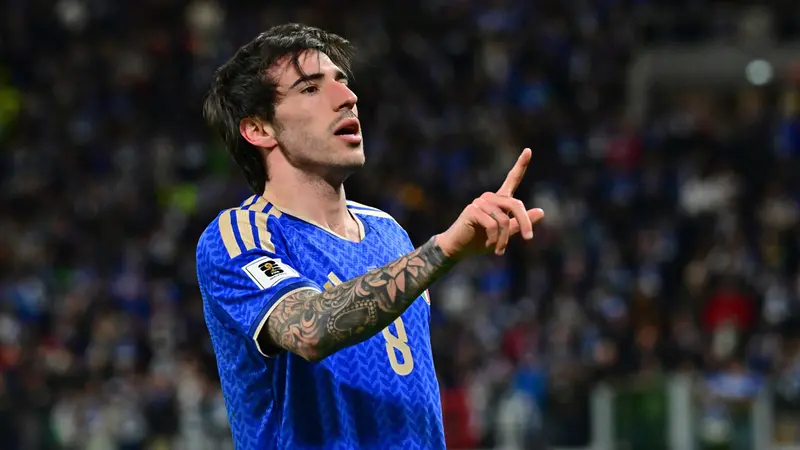 Sandro Tonali è stato protagonista nell'Italia contro l'Irlanda del Nord