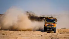 Paolo Calabria durante una Parigi-Dakar