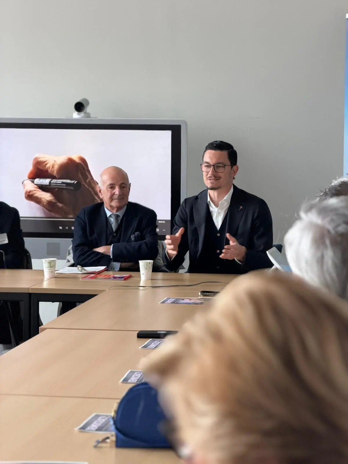 La presentazione di Democracy al Parlamento europeo di Bruxelles