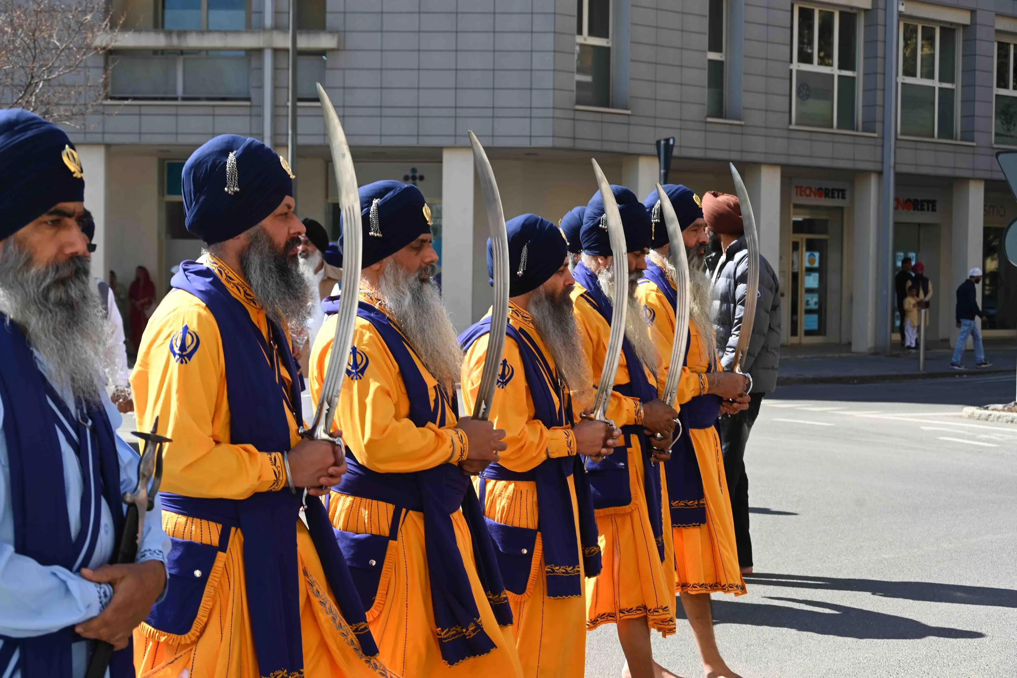Il corteo Sikh a Brescia