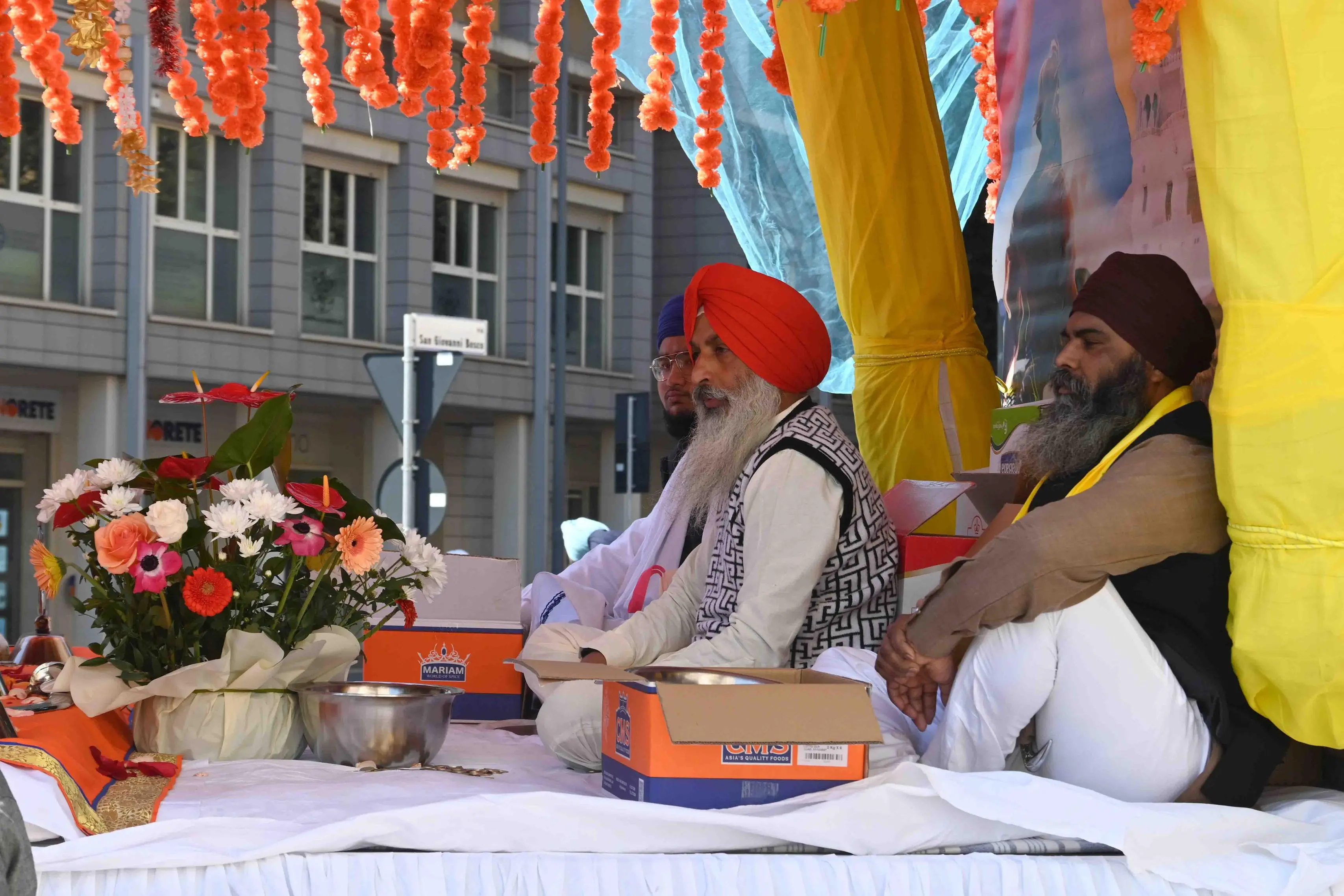 Il corteo Sikh a Brescia