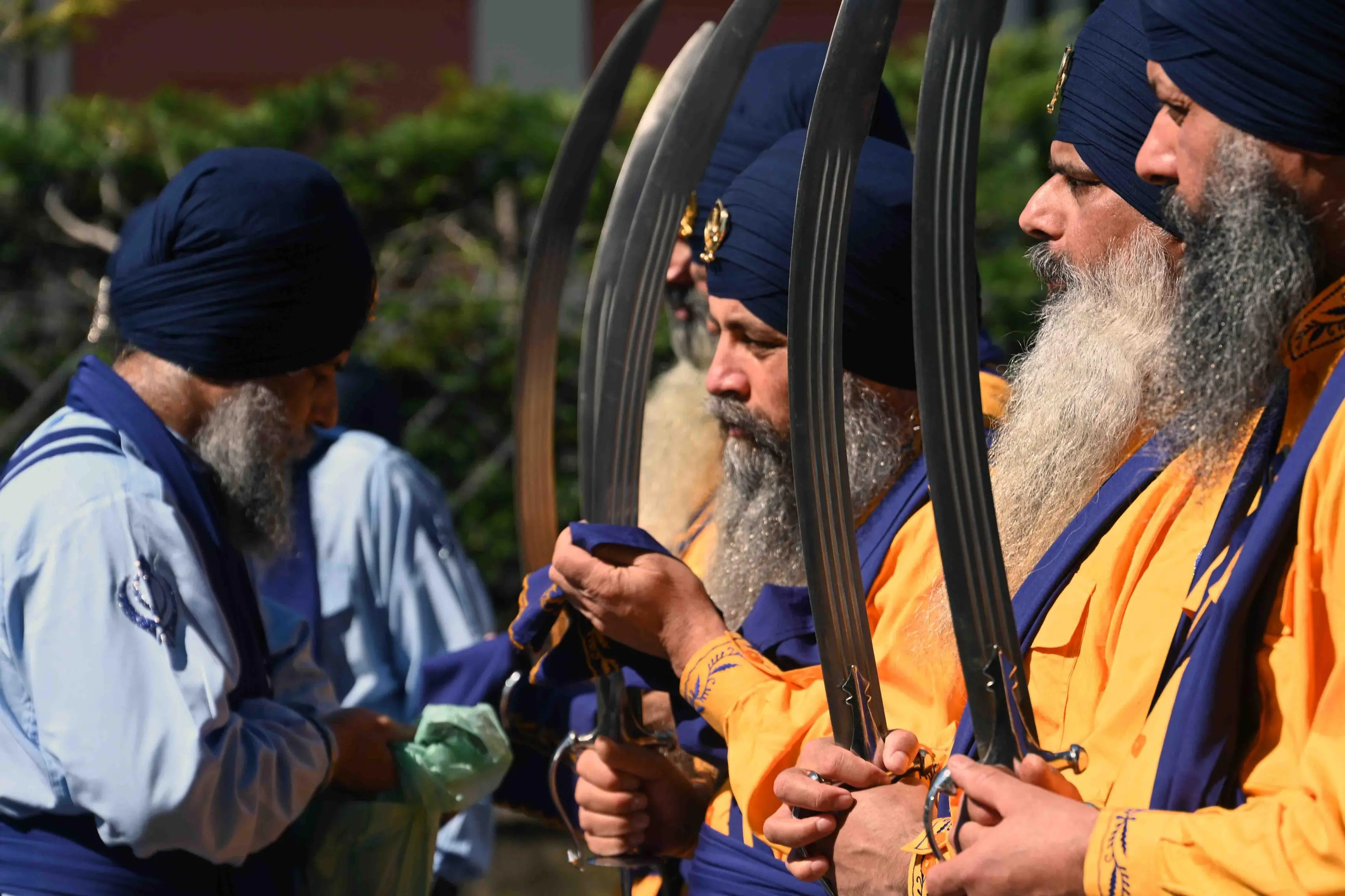 Il corteo Sikh a Brescia