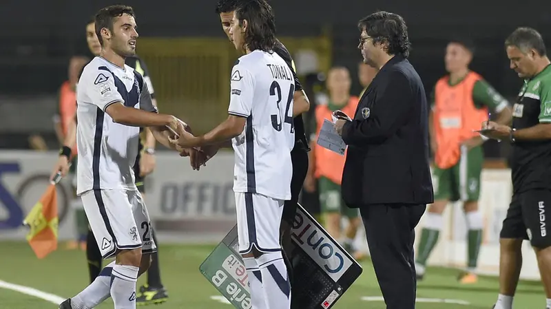 Nel 2017 ad Avellino il debutto di Tonali che subentrò a Cortese