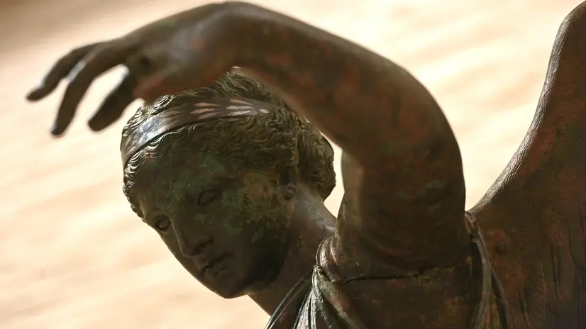 Un dettaglio della Vittoria Alata - Foto New Reporter Favretto © www.giornaledibrescia.it