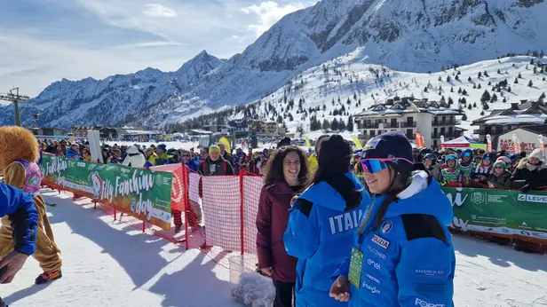 Federica Brignone all'Elly Fanchini Day