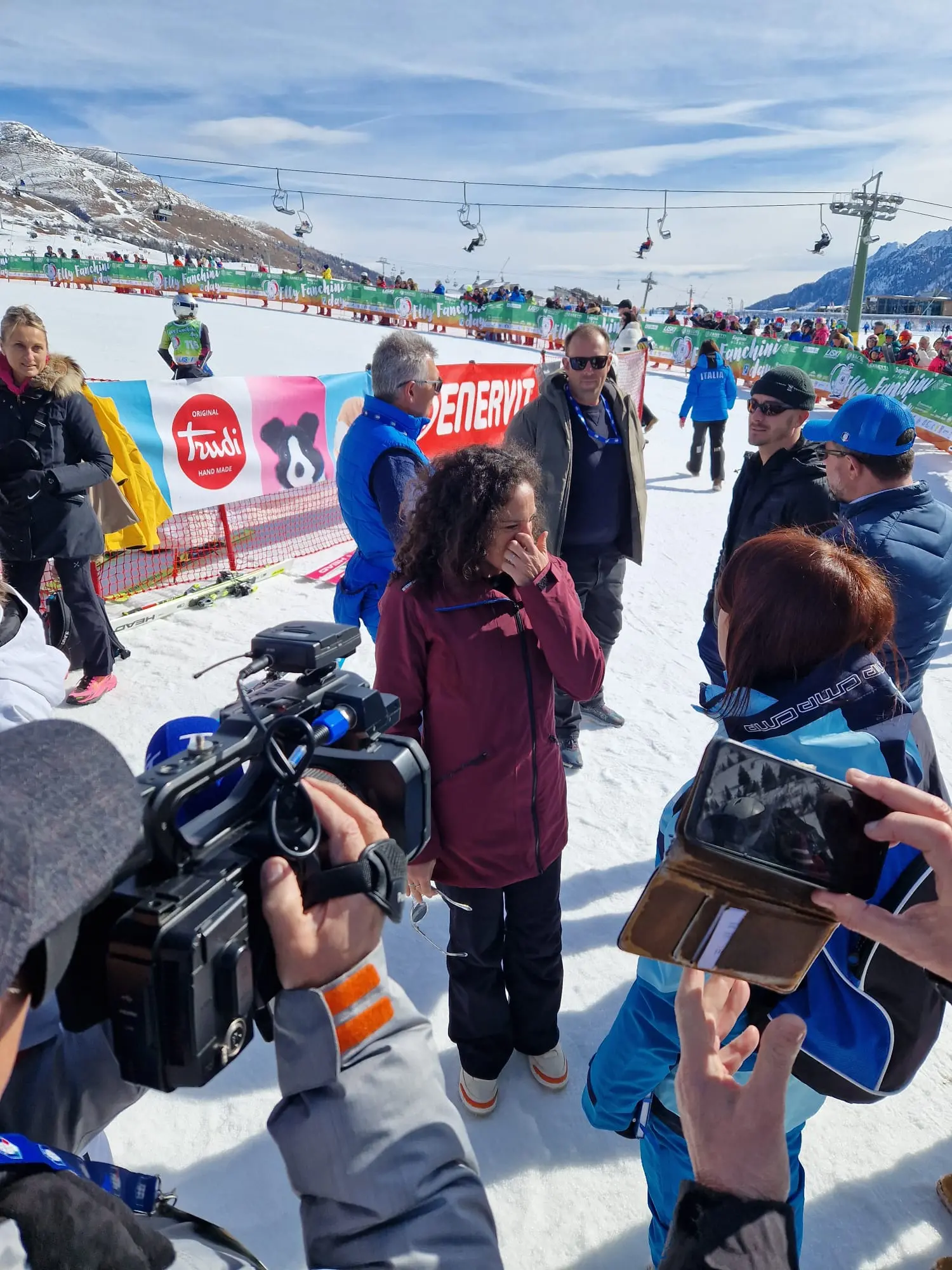 Federica Brignone all'Elly Fanchini Day