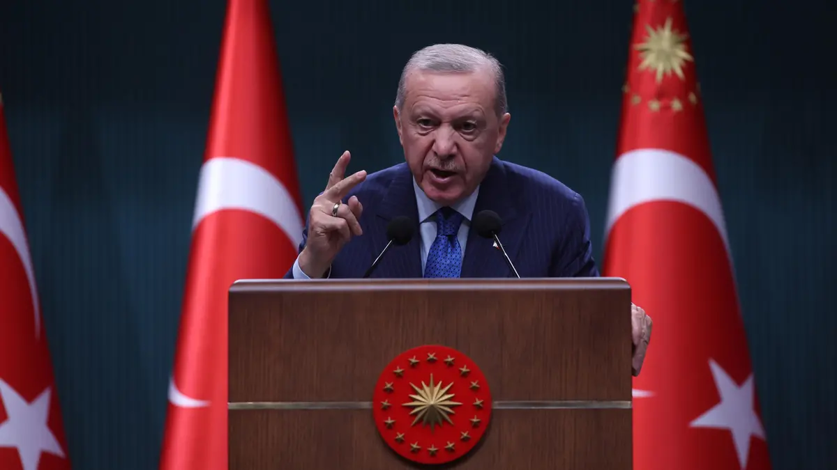 Il presidente turco Erdogan - Foto Ansa © www.giornaledibrescia.it