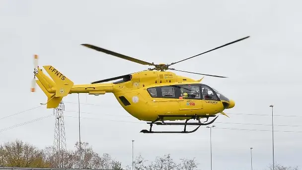 Un'eliambulanza - Foto d'archivio © www.giornaledibrescia.it