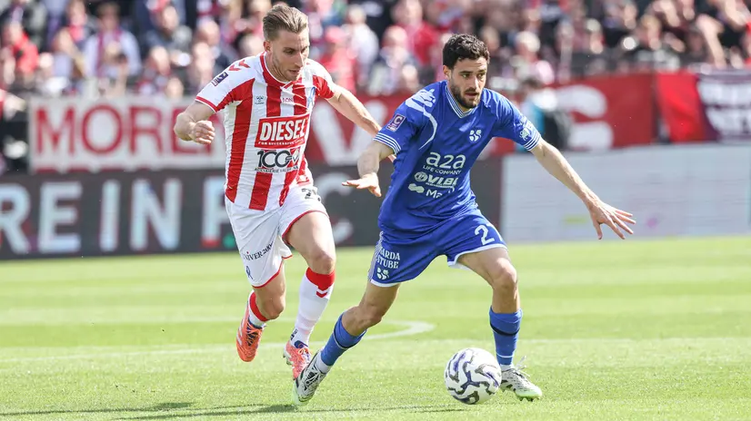 Alessandro Lamesta, migliore in campo dei biancazzurri - Foto New Reporter Nicoli © www.giornaledibrescia.it