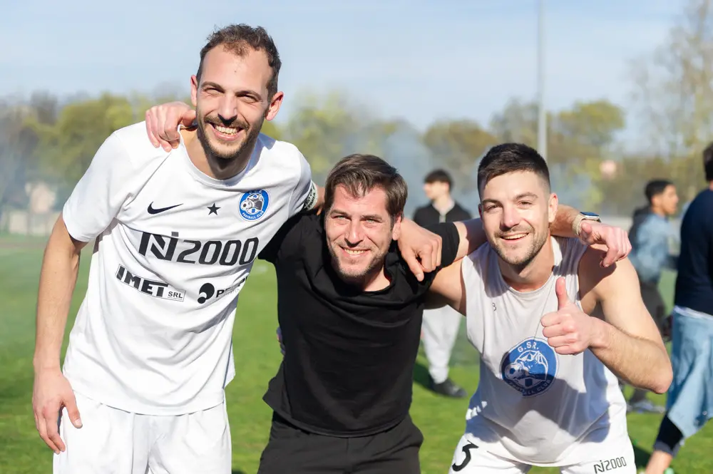 Seconda categoria: gli scatti di Gsr-Cortefranca e la festa per la promozione