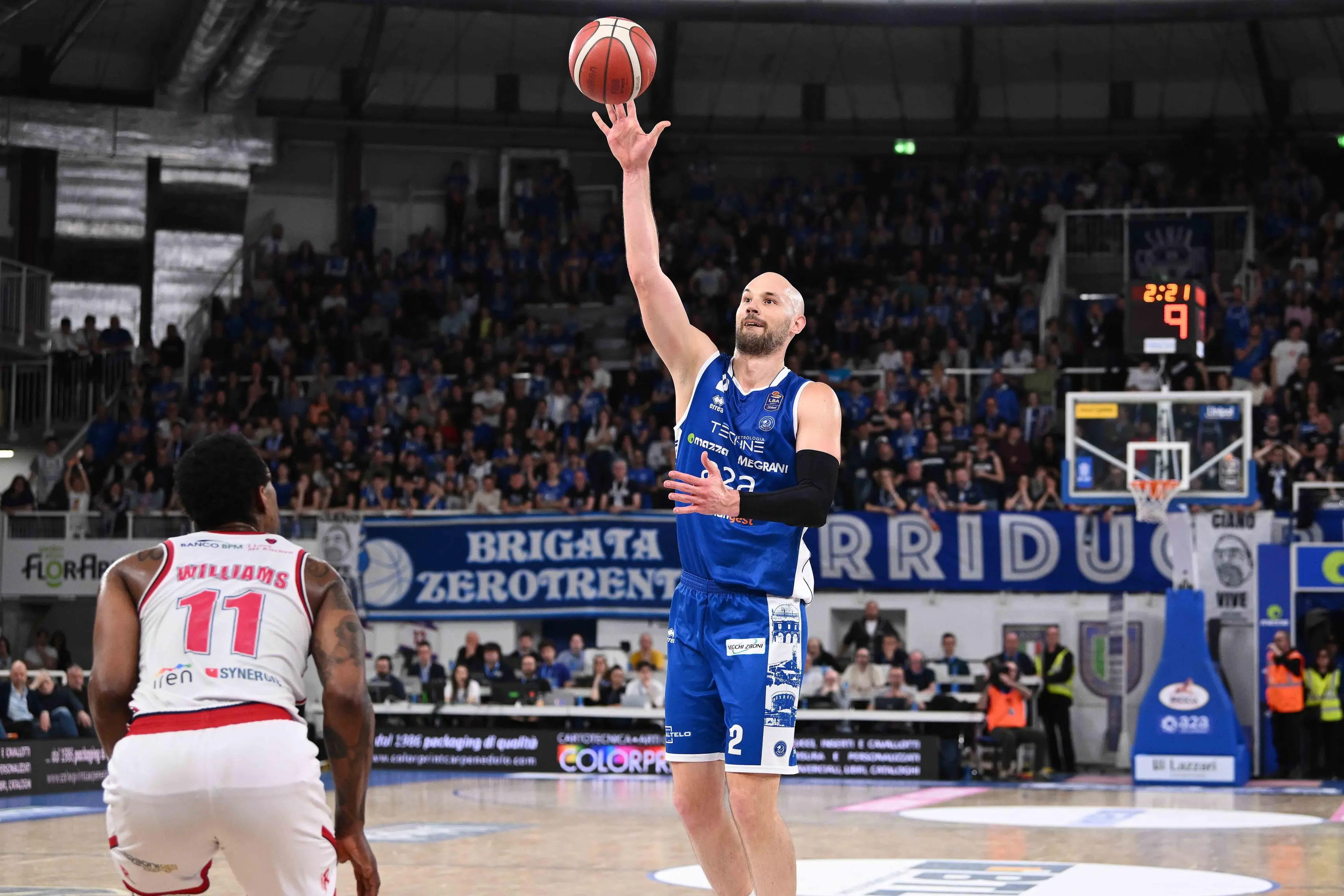 Serie A: le immagini di Germani-Reggio Emilia