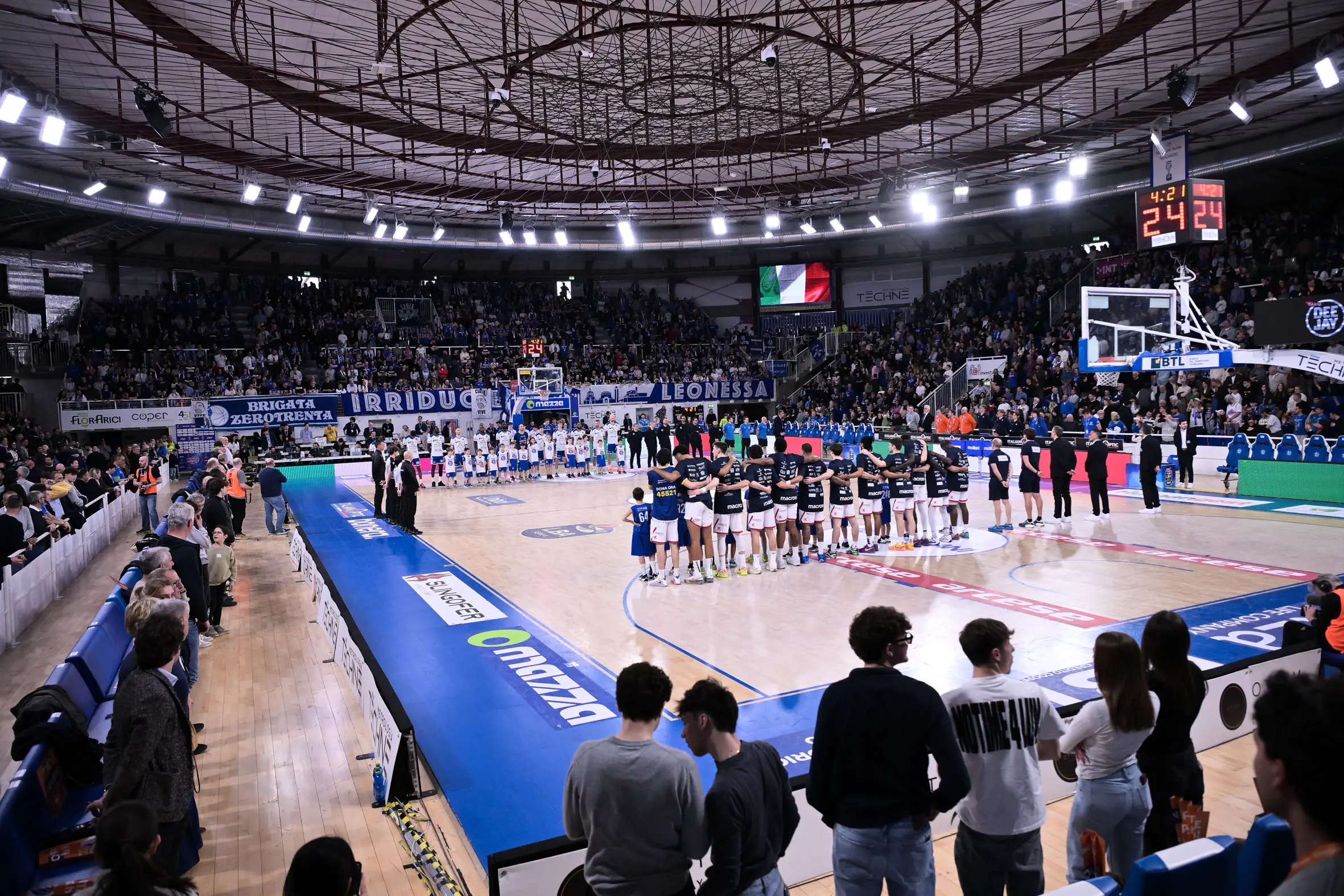 Serie A: le immagini di Germani-Reggio Emilia