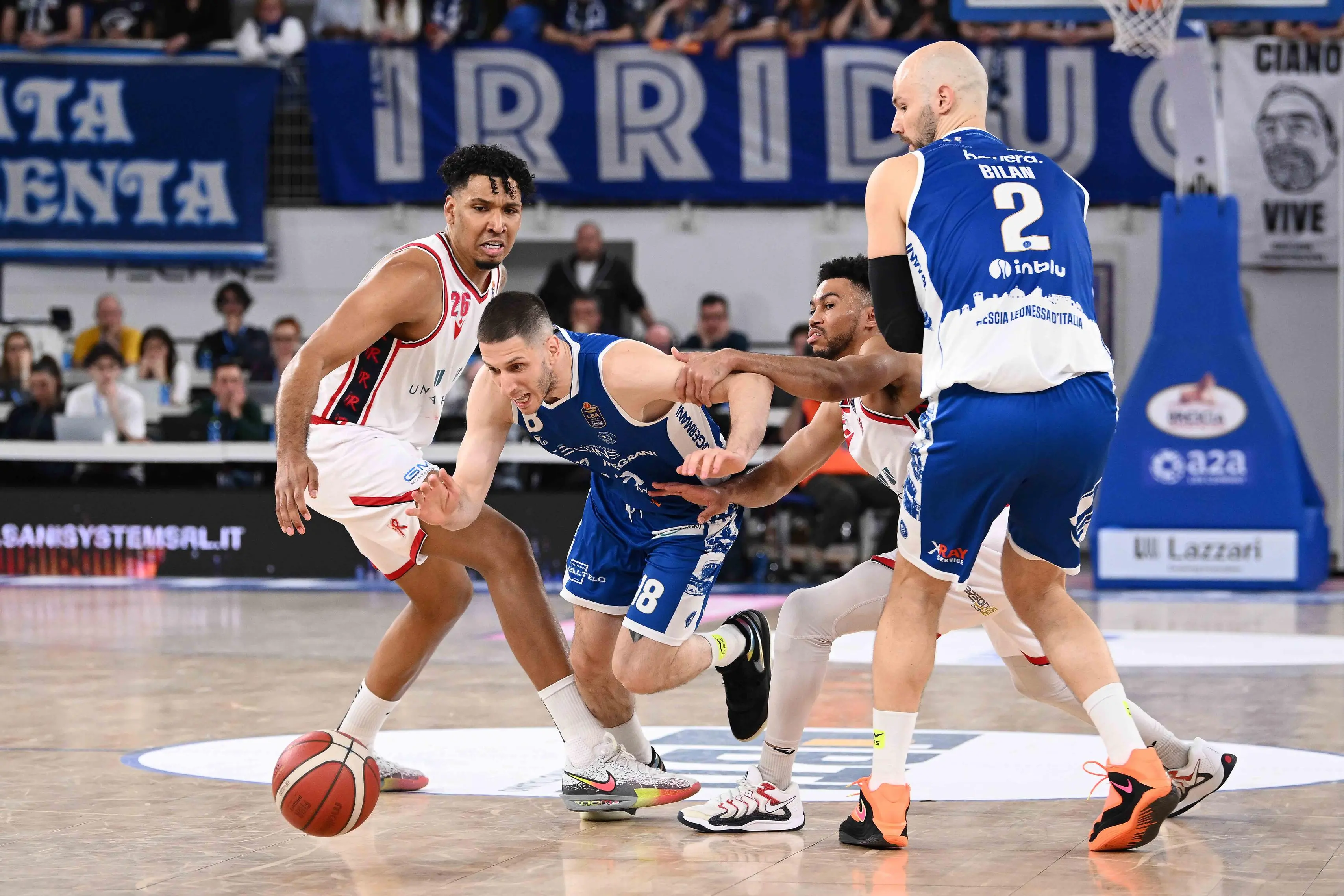 Serie A: le immagini di Germani-Reggio Emilia