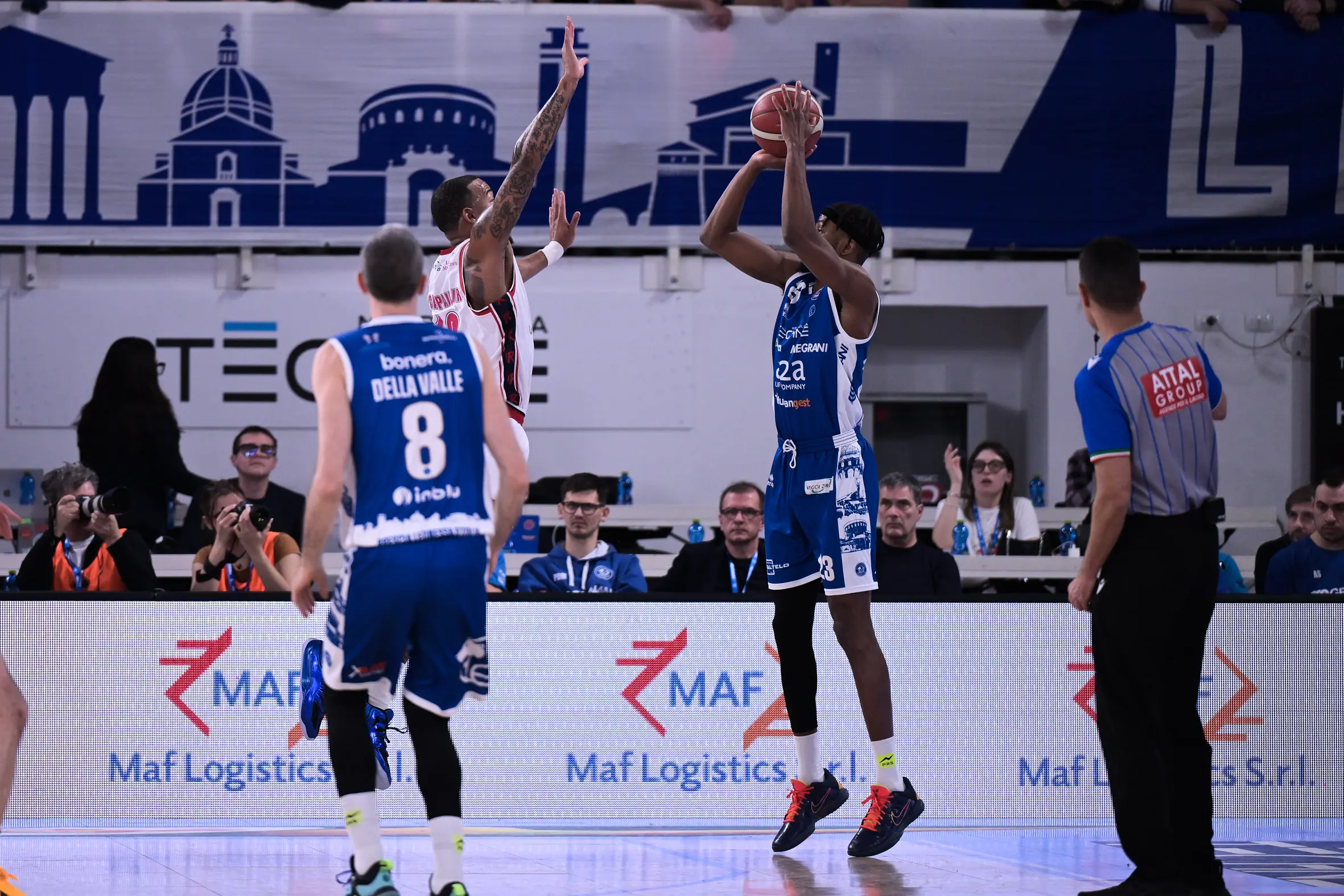 Serie A: le immagini di Germani-Reggio Emilia