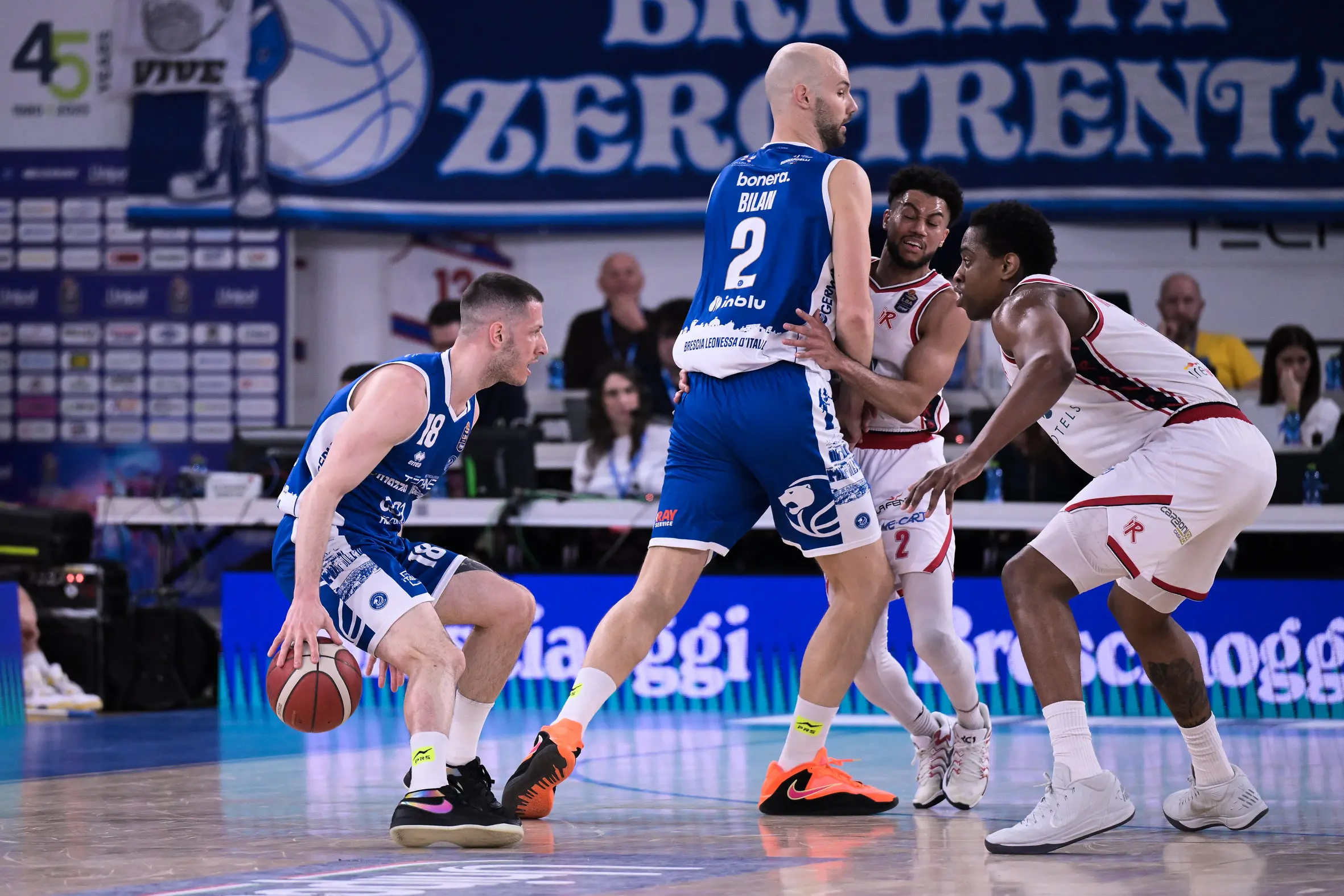 Serie A: le immagini di Germani-Reggio Emilia