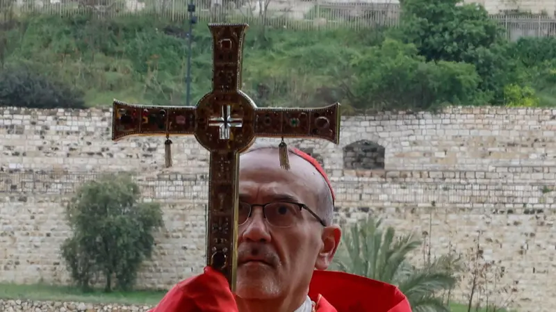 Il cardinal Pizzaballa - Foto Ansa © www.giornaledibrescia.it