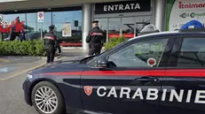 Il supermercato di Ghedi - Foto Carabinieri © www.giornaledibrescia.it