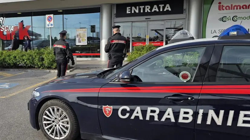 Il supermercato di Ghedi - Foto Carabinieri © www.giornaledibrescia.it