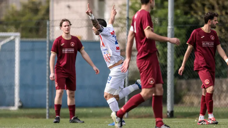 Emanuele Bardelloni, vero trascinatore del Montirone con 26 centri - Foto New Reporter Comincini  © www.giornaledibrescia.it