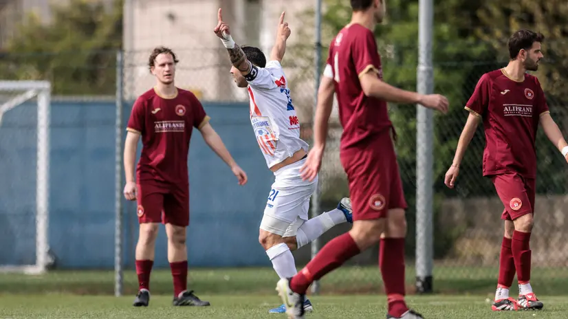 Emanuele Bardelloni, vero trascinatore del Montirone con 26 centri - Foto New Reporter Comincini  © www.giornaledibrescia.it