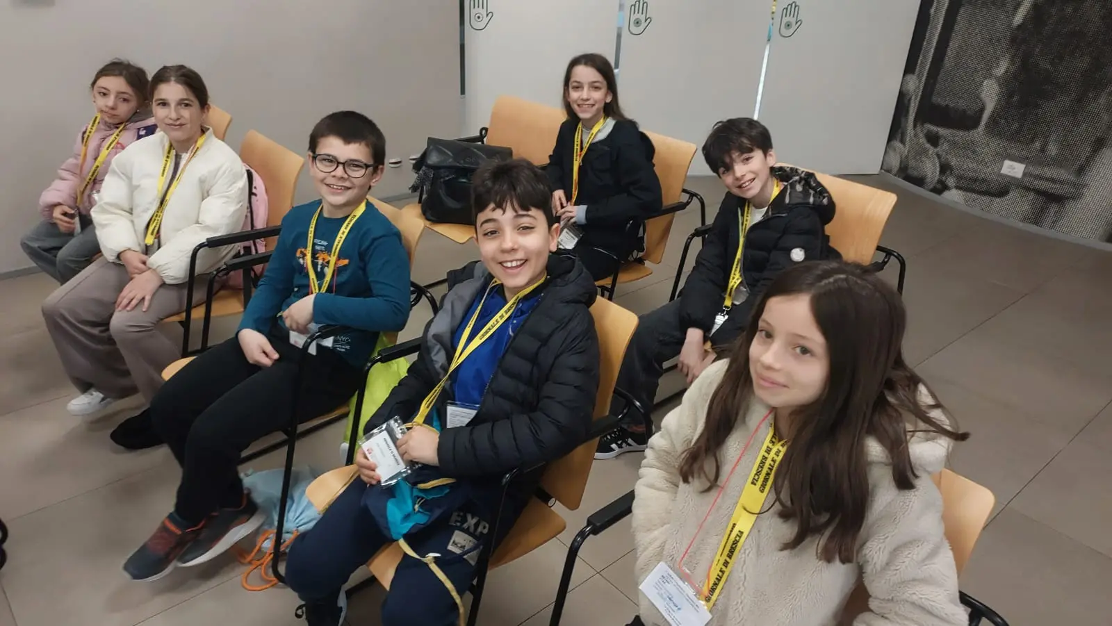 Le classi 5B e 5C della scuola Laini di Desenzano in visita al GdB