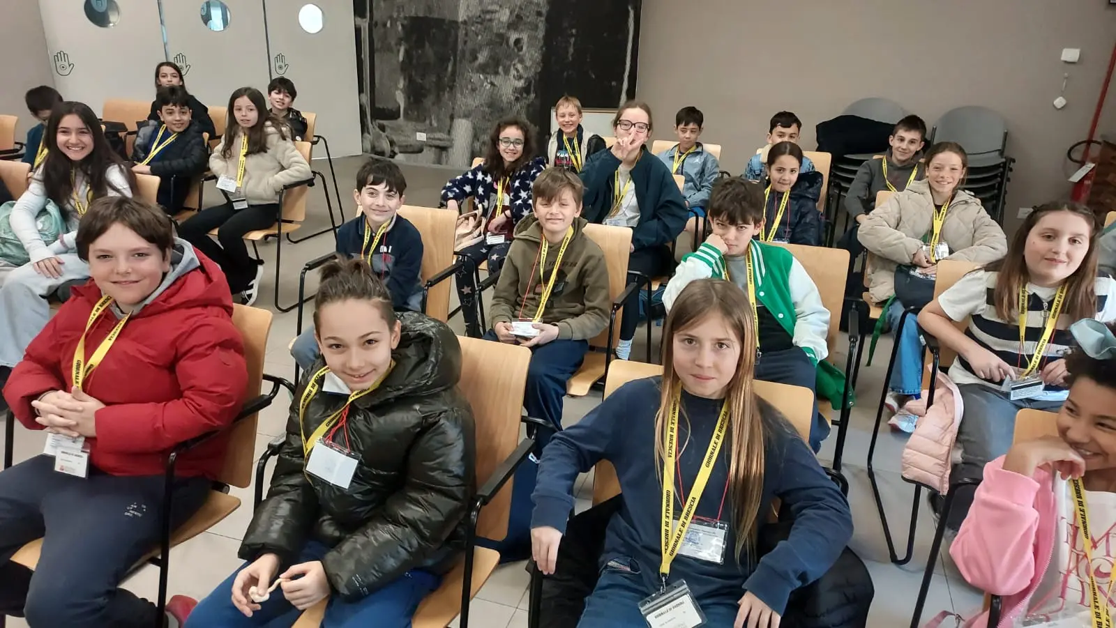 Le classi 5B e 5C della scuola Laini di Desenzano in visita al GdB