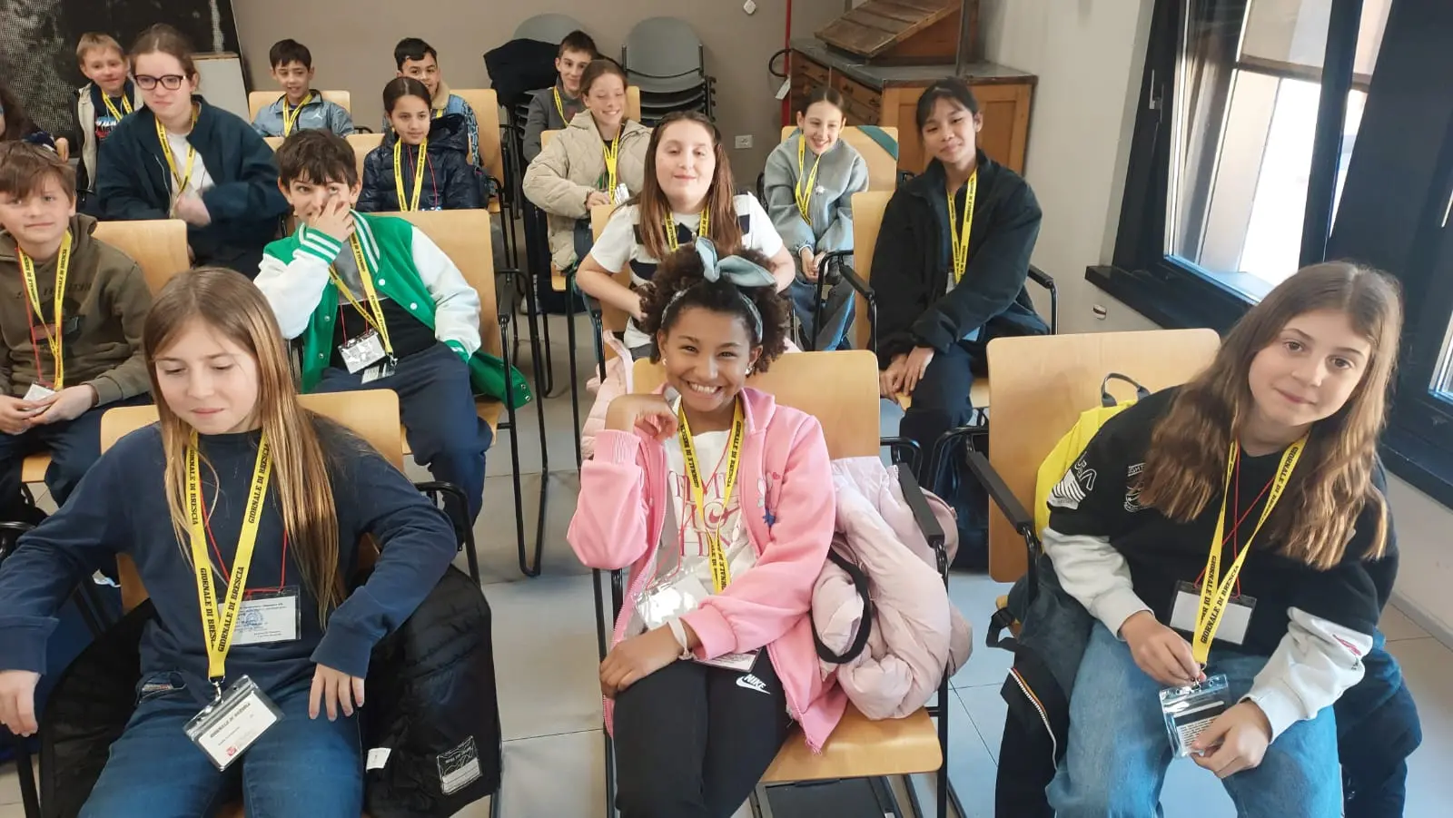 Le classi 5B e 5C della scuola Laini di Desenzano in visita al GdB