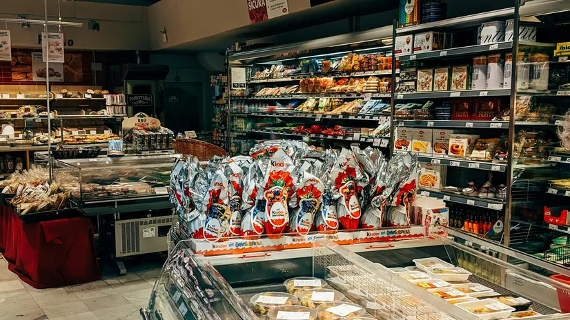 L'interno di un supermercato