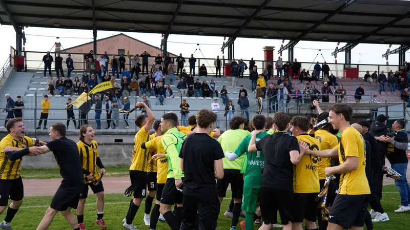 Il San Pancrazio festeggia sul campo di Asola - Foto New Reporter Perteghella © www.giornaledibrescia.it
