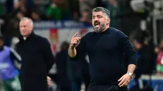 Il ct dell'Italia Gennaro Gattuso - Foto Ansa © www.giornaledibrescia.it