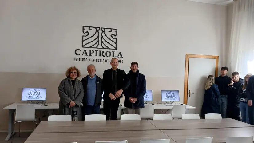 Una delle aule inaugurate