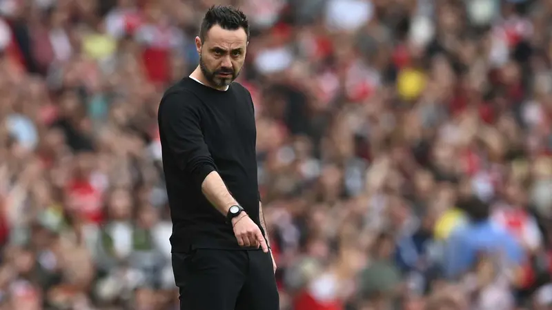 Roberto De Zerbi - Foto Ansa/Epa © www.giornaledibrescia.it