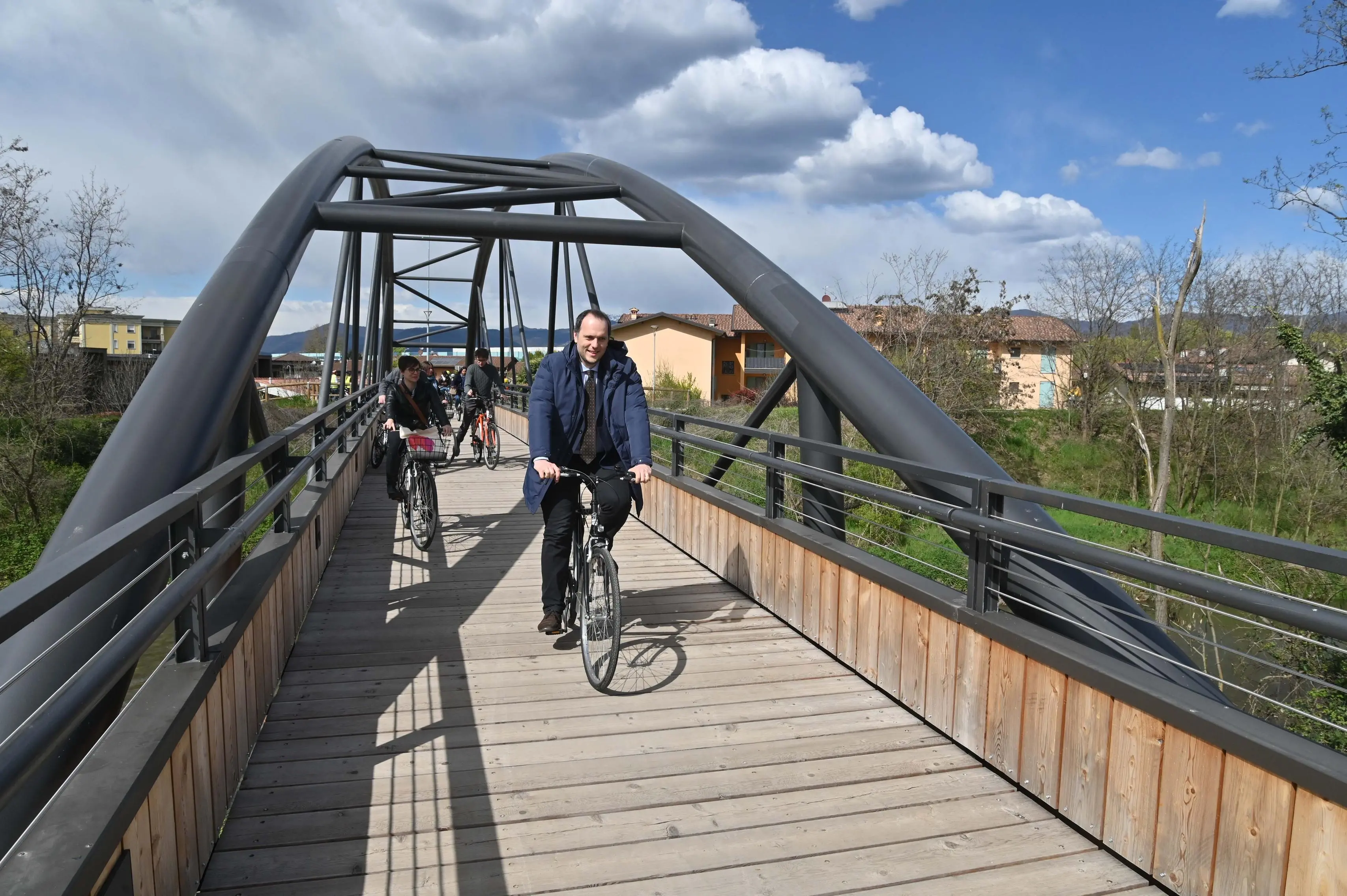 L'inaugurazione del tratto di Greenway tra Collebeato e Roncadelle