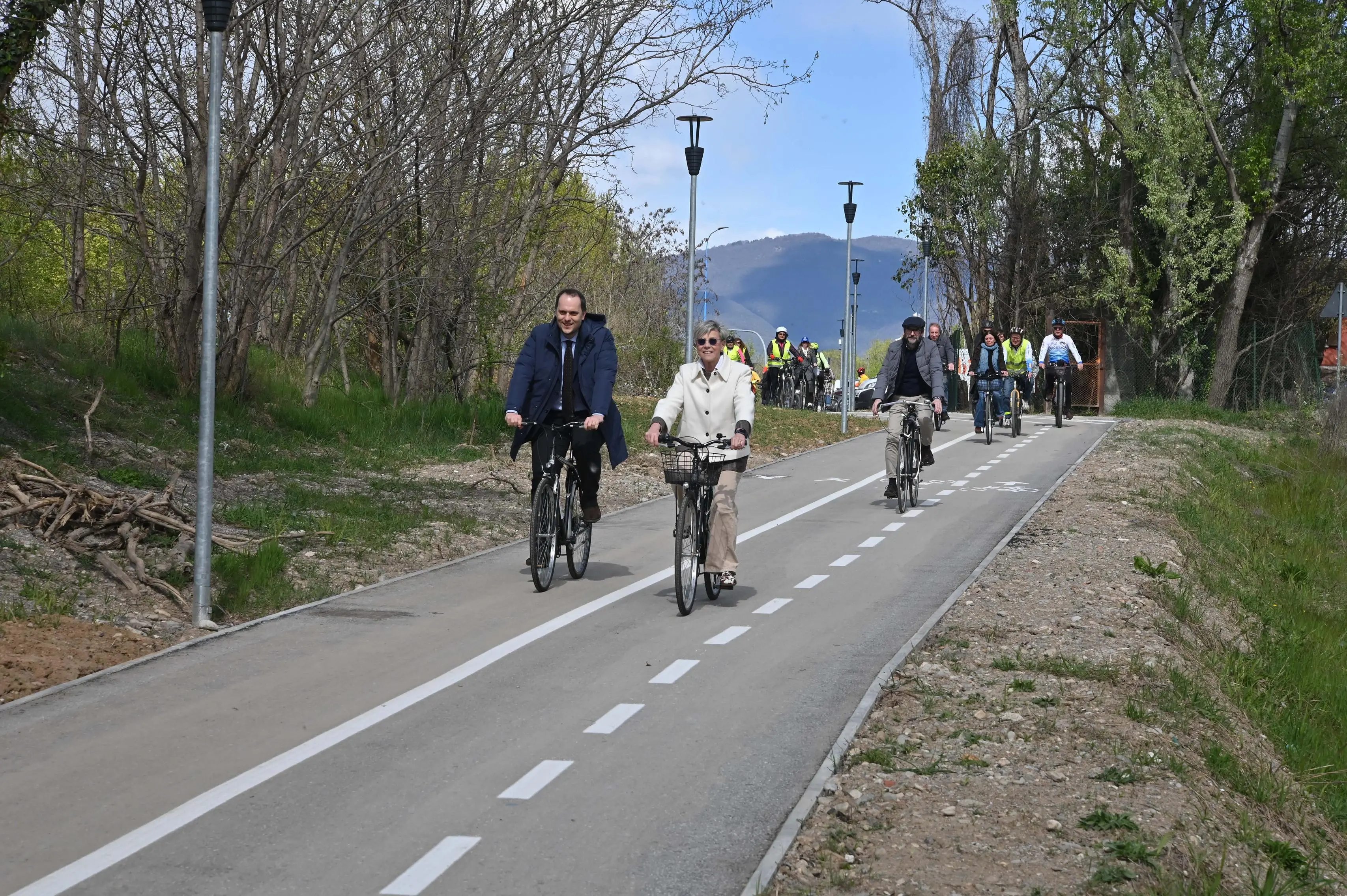 L'inaugurazione del tratto di Greenway tra Collebeato e Roncadelle