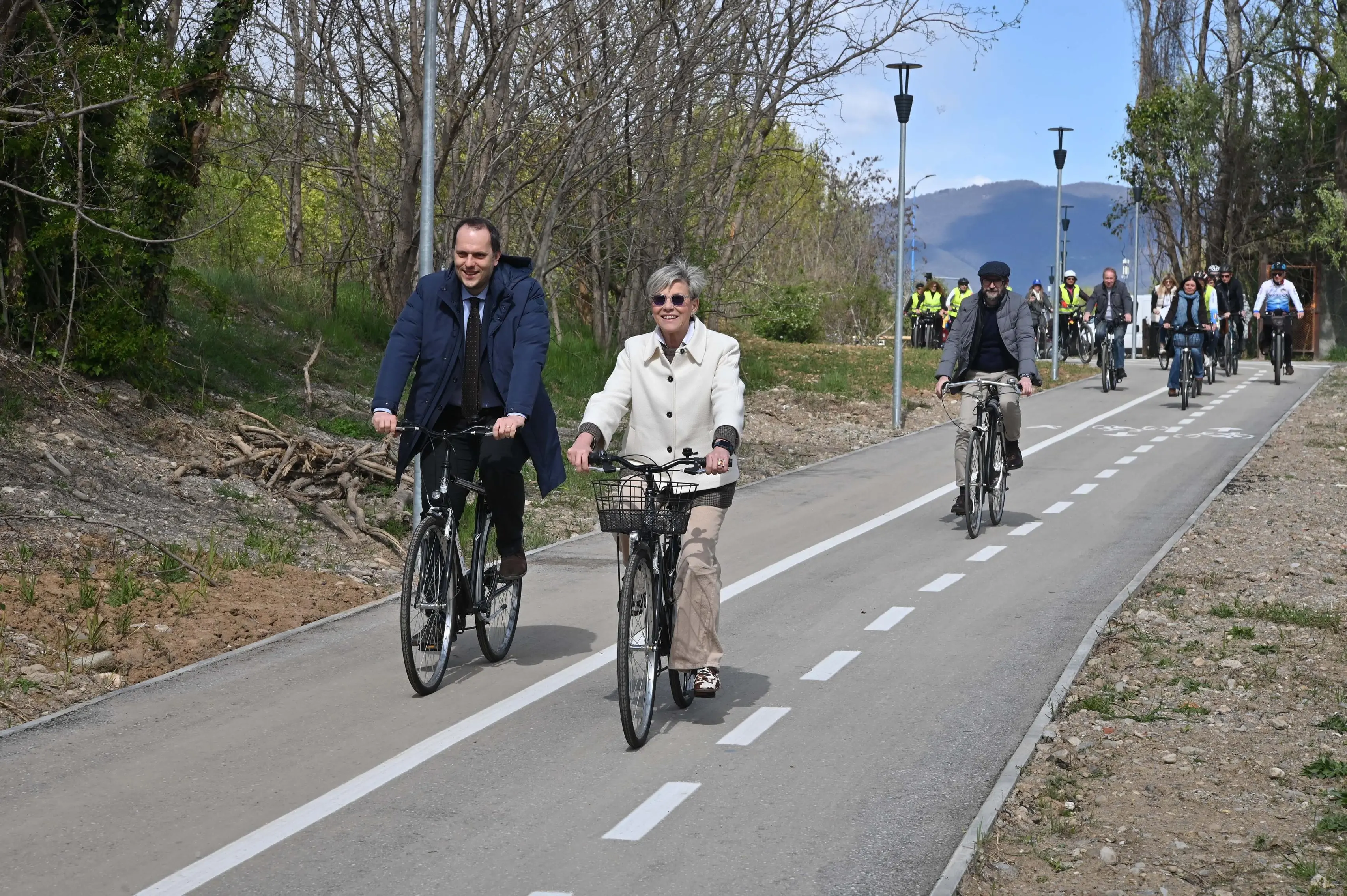 L'inaugurazione del tratto di Greenway tra Collebeato e Roncadelle