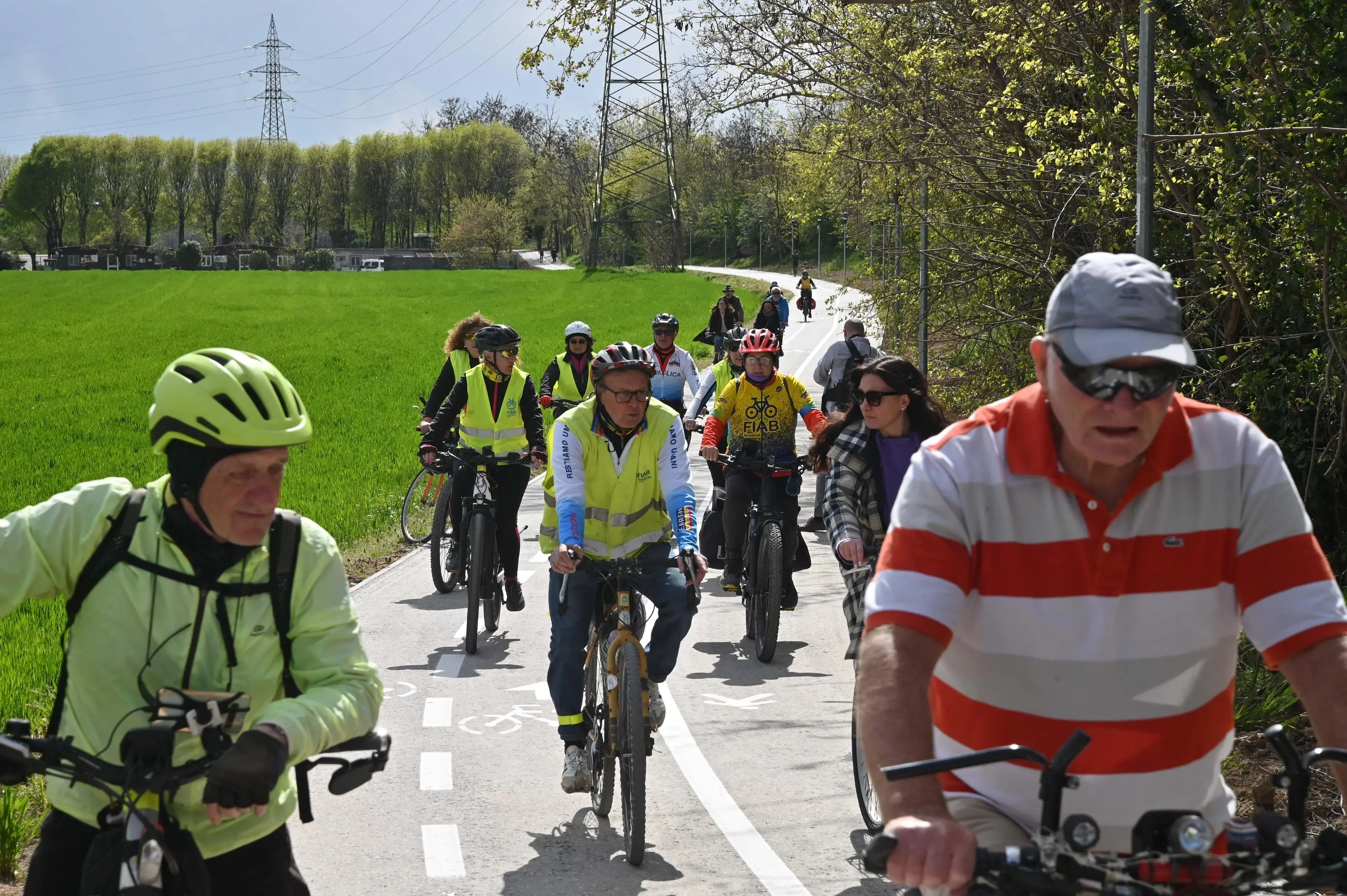 L'inaugurazione del tratto di Greenway tra Collebeato e Roncadelle