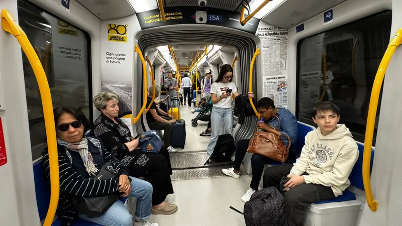 Una delle metro di Brescia - © www.giornaledibrescia.it