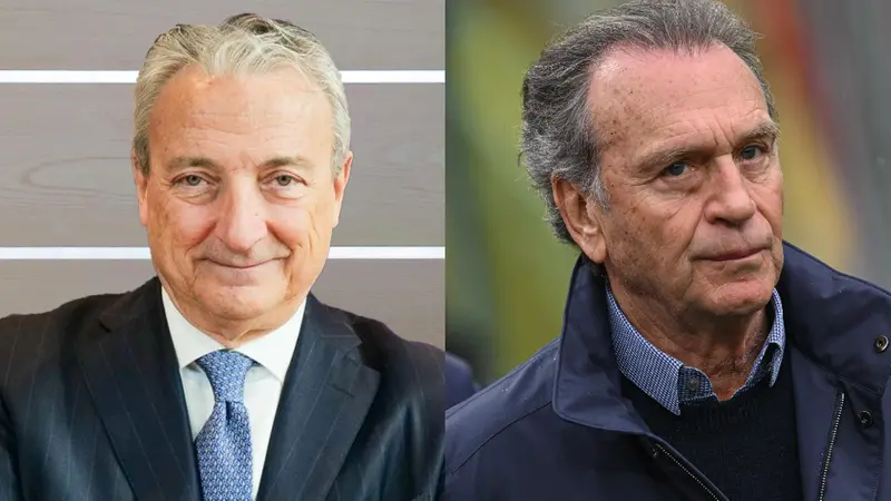 Giuseppe Pasini e Massimo Cellino