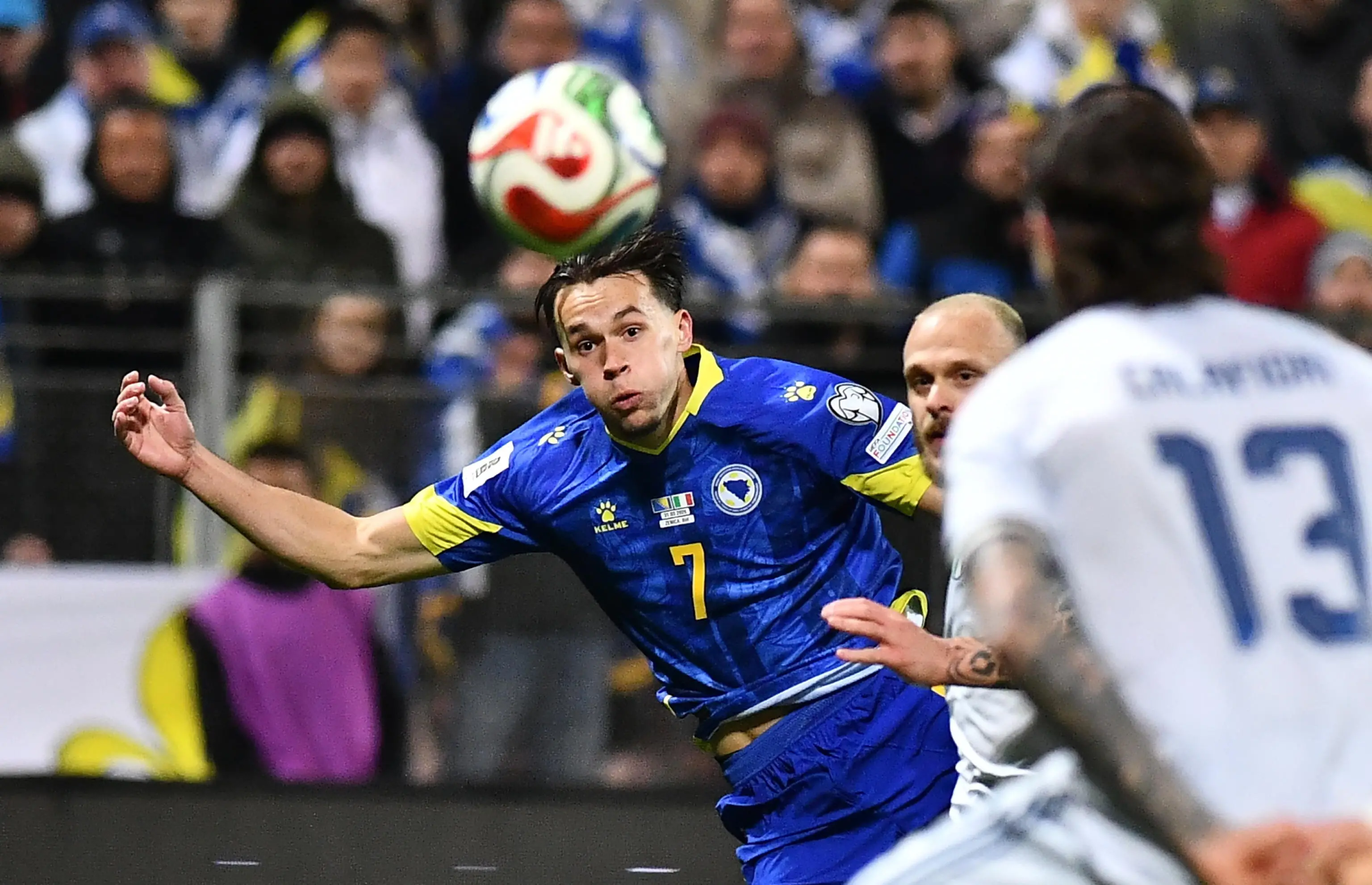 La partita tra Bosnia e Italia