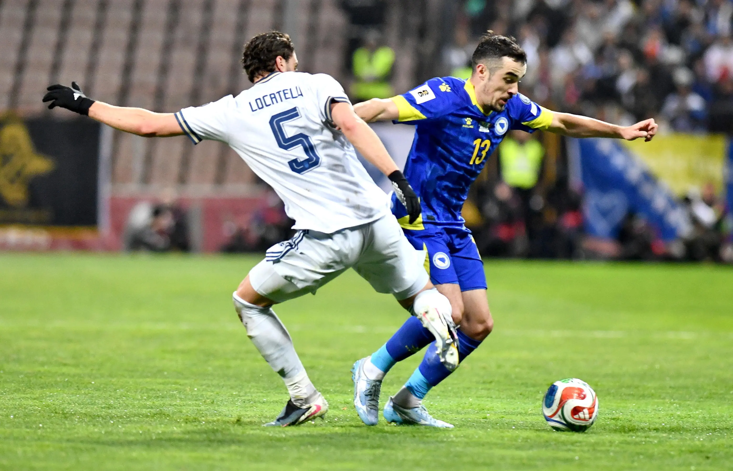 La partita tra Bosnia e Italia