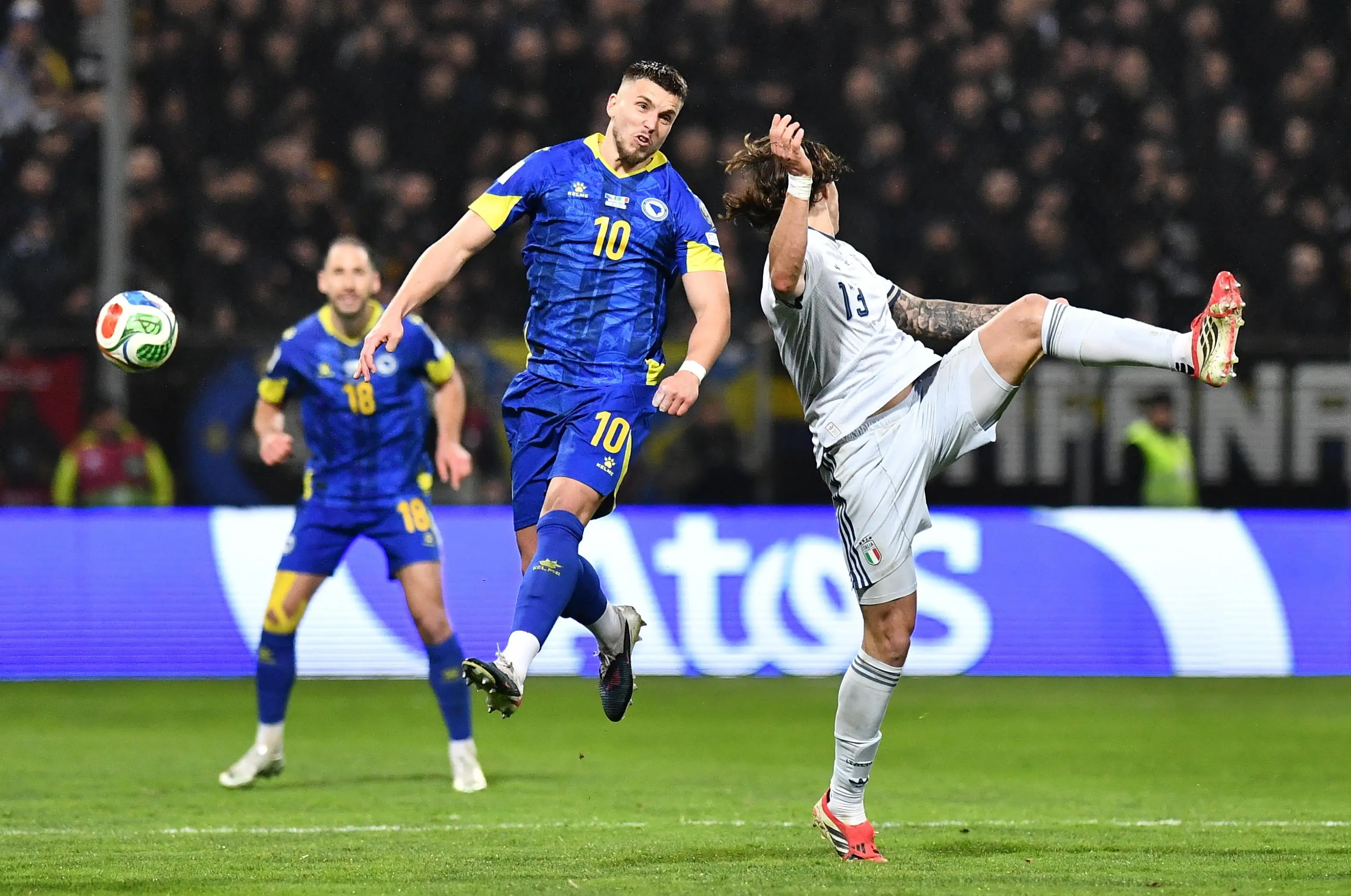 La partita tra Bosnia e Italia