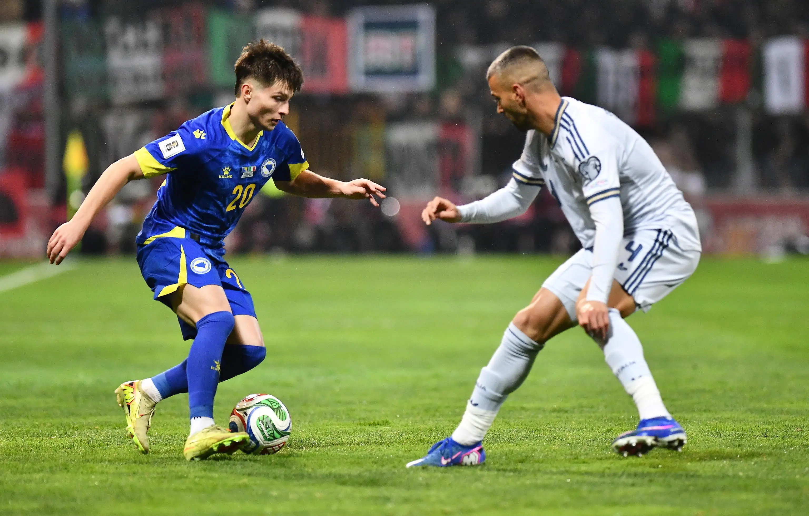 La partita tra Bosnia e Italia