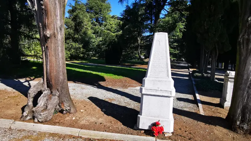 Il cenotafio elevato al Vantiniano in memoria del maggior generale Johann Nugent - © www.giornaledibrescia.it