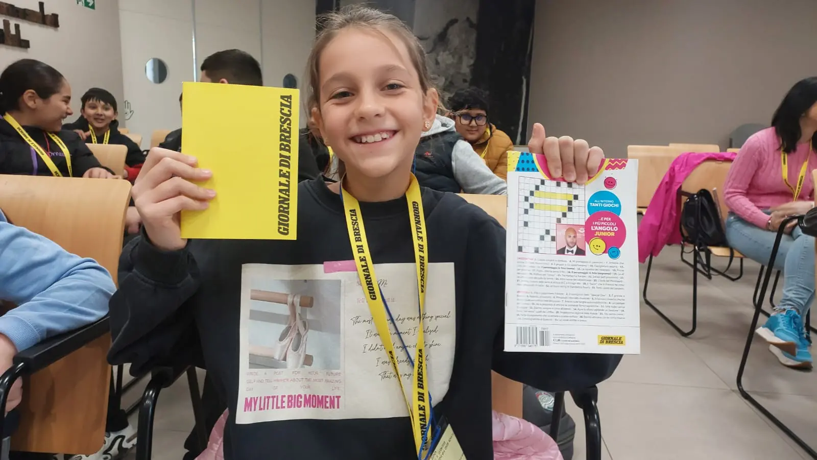 La classe 5B dell’istituto don Milani di Rovato