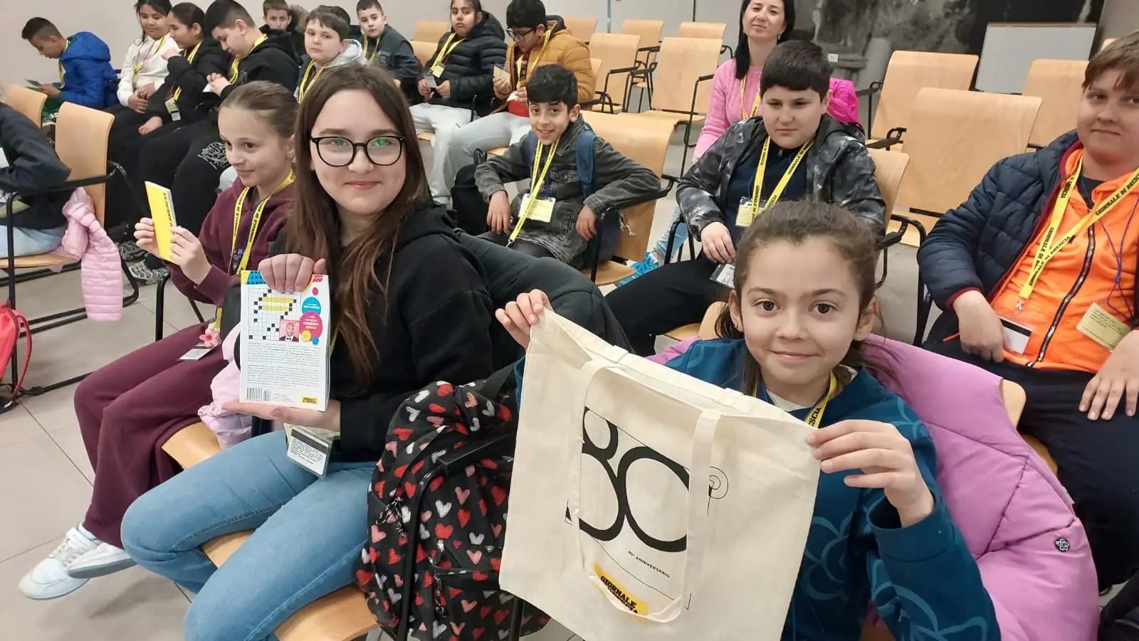 La classe 5B dell’istituto don Milani di Rovato