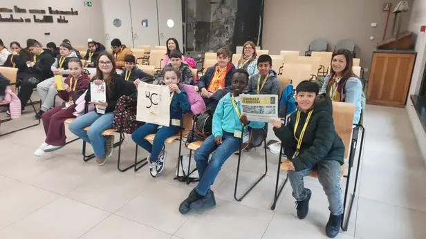 La classe 5B dell’istituto don Milani di Rovato