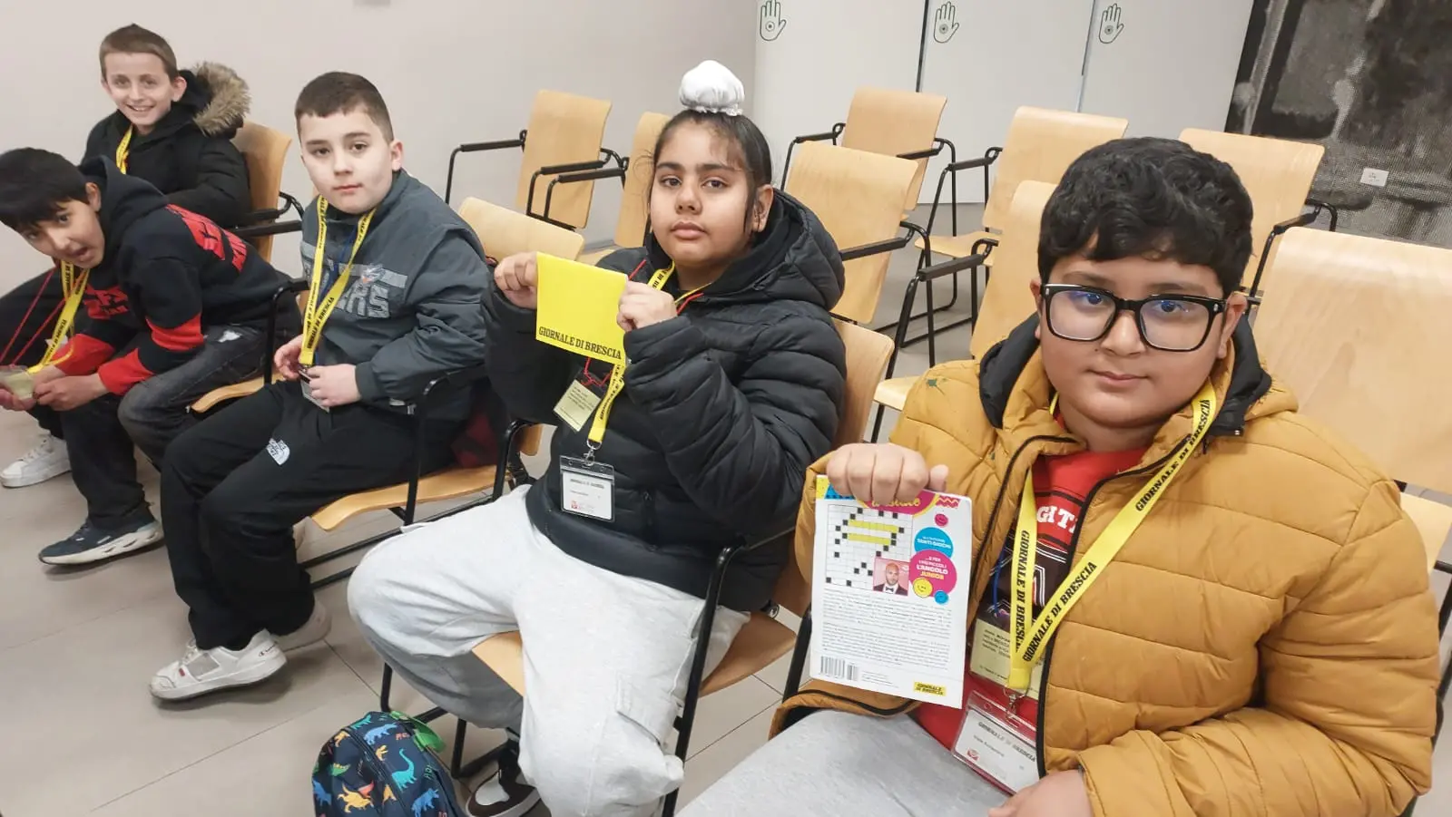 La classe 5B dell’istituto don Milani di Rovato