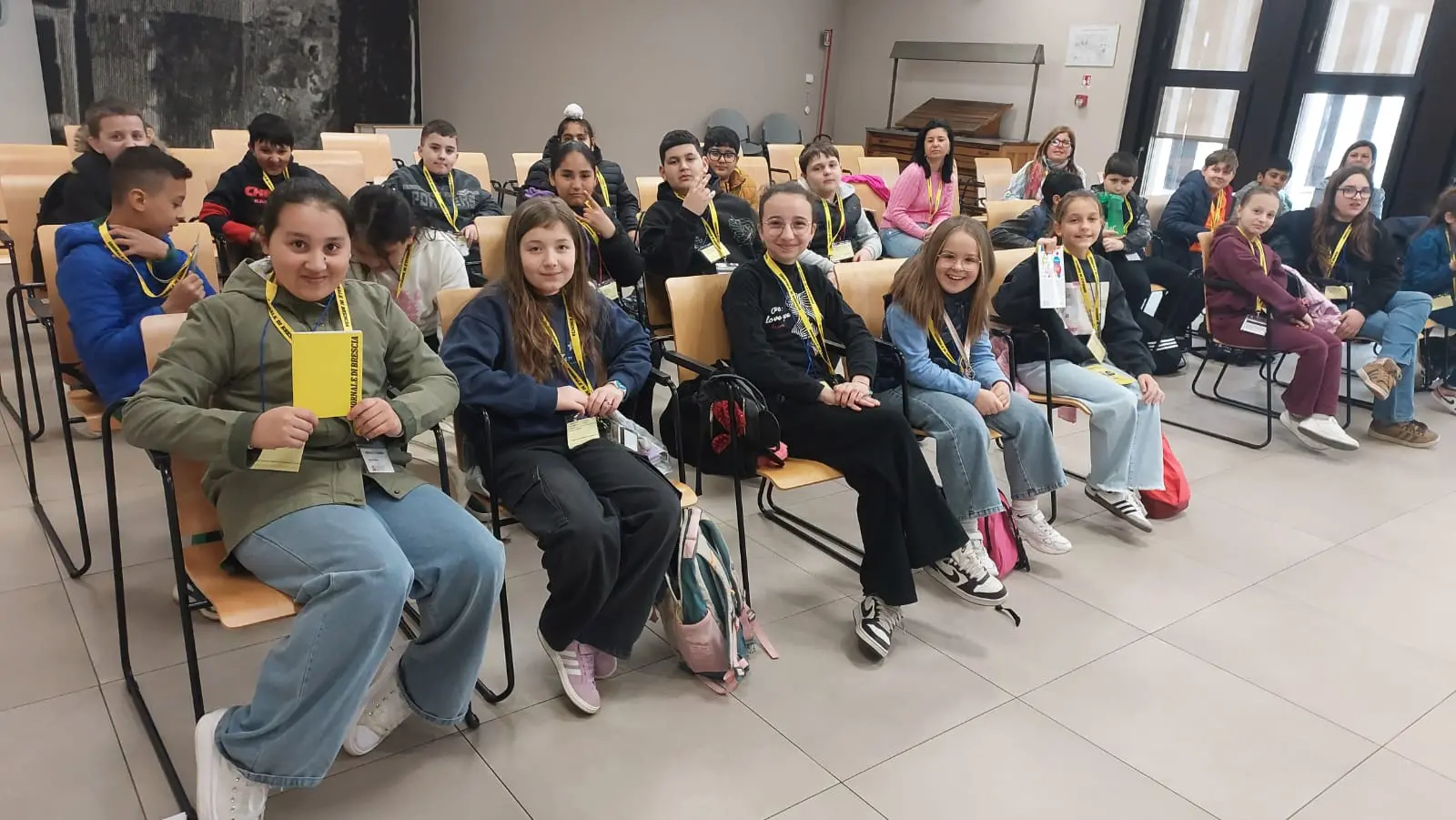 La classe 5B dell’istituto don Milani di Rovato