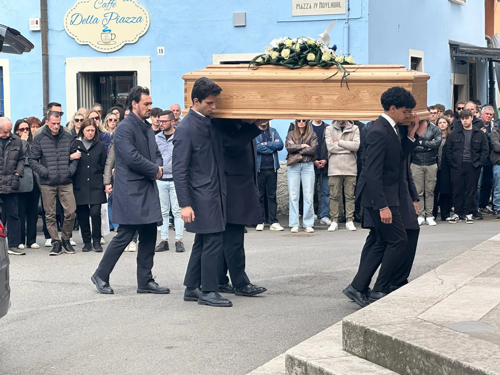 I funerali di Alessandro Cagioni a Bagnolo Mella