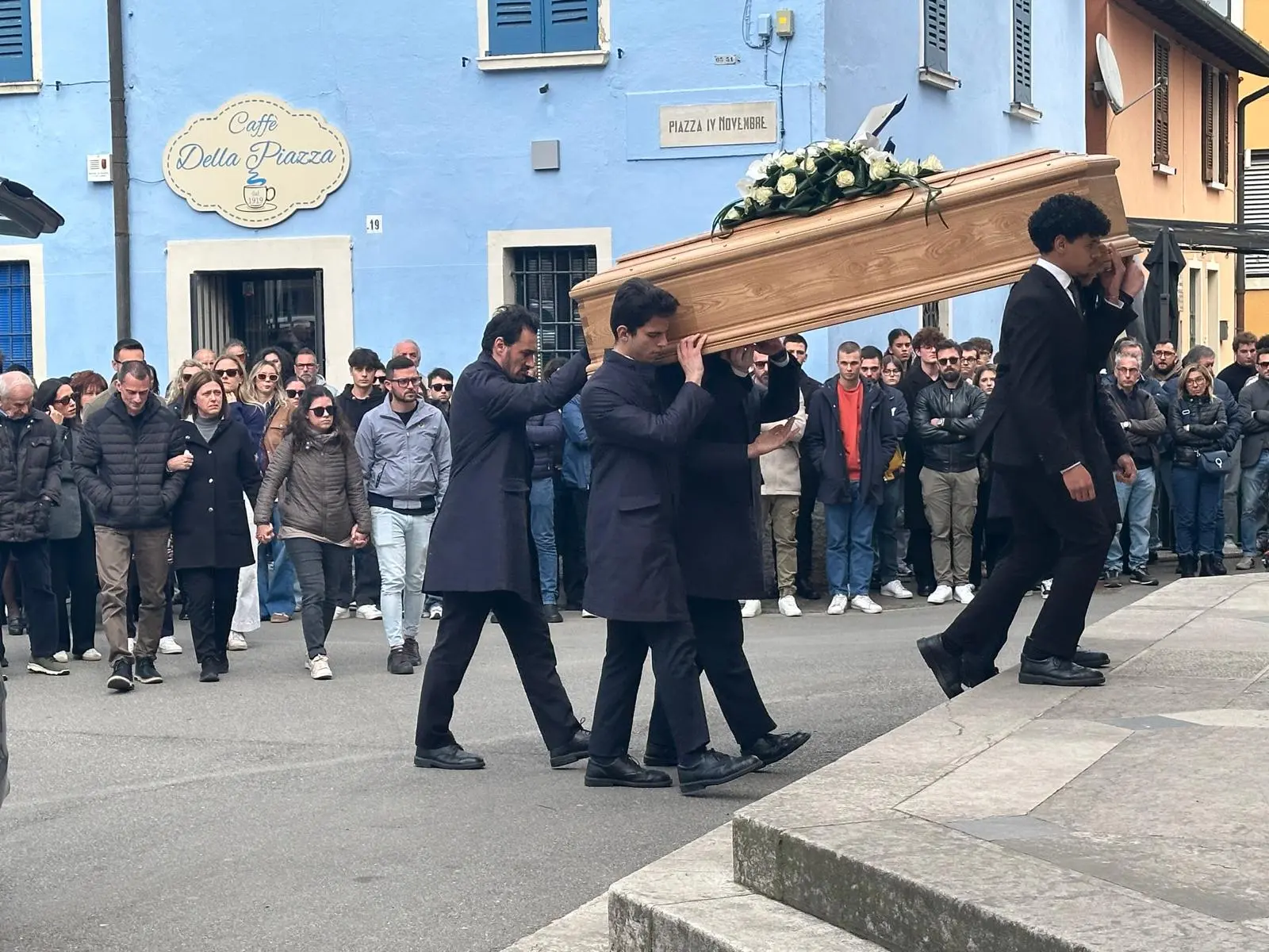 I funerali di Alessandro Cagioni a Bagnolo Mella